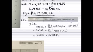 Wiskundige Geletterdheid GR12  Inkomstebelasting en belastingdrempel [upl. by Aoniak]