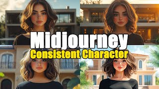 Consistent Character Midjourney CREF [upl. by Akimas]