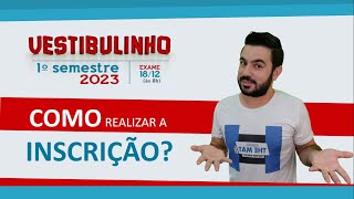 Vestibulinho ETEC 2023  1° semestre Como fazer a inscrição Inscrição passo a passo 🙃 [upl. by Aram109]