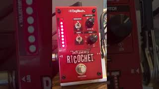 DigiTech Whammy Ricochet Pitch Shifting Guitar Pedal Demo [upl. by Rance]