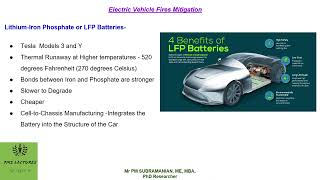 Electric Vehicles Fire Mitigation [upl. by Patrizia]