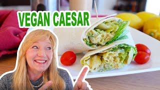 The BEST Plant Based Caesar Dressing  OilFree EggFree FishFree Recipe [upl. by Butte]