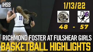 Richmond Foster at Fulshear  2022 Girls Basketball Highlights [upl. by Acker]