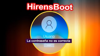 Hirens Boot quitar contraseña windows 10 [upl. by Everara]