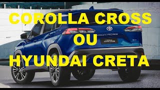 TOYOTA COROLLA CROSS 2025 OU NOVO HYUNDAI CRETA 2025 [upl. by Atteynek]