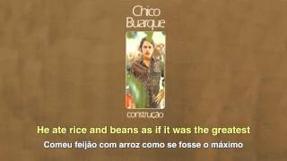 Chico Buarque  Construção Construction  English subtitles [upl. by Llennehc]