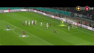 FCSB vs Midtjylland Goool F Tanase FCSB Europa League [upl. by Derriey126]