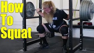 How To Squat Low Bar [upl. by Annasoh272]