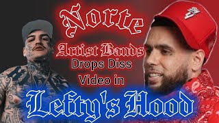 Lefty Gunplay Diss by Bands from tha Rose SUR vs Norte Hiphop 😱 [upl. by Modestine370]