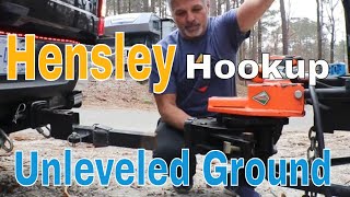 Hensley Hitch HookupUnleveled Ground hensleyhitch hensleyarrowhitch [upl. by Donielle]