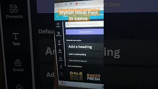 How To Add Stylish Hindi Font in Canva Design [upl. by Pollyanna]