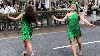 St Patricks Day Parade 2024  The Biggest Irish Event in Japan Omotesandō Avenue Tokyo 4k HDR [upl. by Yttik]