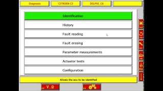 Lexia 3 for fault detection and diagnosis on a Citroen C3 [upl. by Eelhsa]