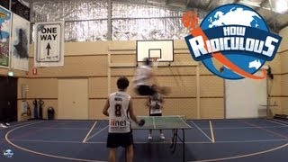 Insane Basketball Trick Shots  How Ridiculous [upl. by Vanhomrigh]