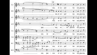 Crucifixus A Lotti Score Animation [upl. by Bradshaw]