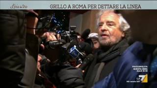 Grillo ai giornalisti Siete giovani vorrei parlare coi vostri genitori [upl. by Annaegroeg856]