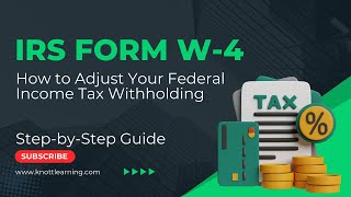 How to Update IRS Form W4 to Adjust Your Tax Withholding [upl. by Namialus]