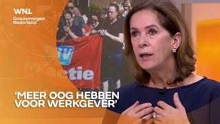 Werkgevers verdienen meer begrip zegt Annemarie van Gaal op Dag van de Arbeid [upl. by Culver]