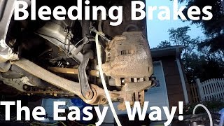 How to Bleed Brakes THE EASIEST WAY [upl. by Ys]