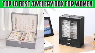 Top 10 Best Jewelry Boxes For Women  Best Jewelry Box Organizer  Ladies Corner [upl. by Okun144]