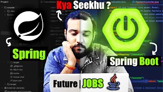 Spring vs Spring Boot for Beginners  How much Spring Must Know Before Starting Spring Boot 🔥 [upl. by Ettezoj]