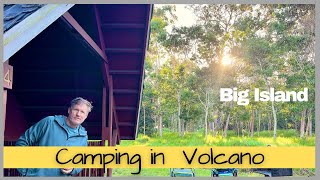 Camping in Cabins on The Big Island [upl. by Ynetruoc268]