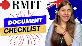 RMIT University Melbourne  Documents for RMIT University Australia Offer Letter Document Checklist [upl. by Supmart749]