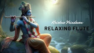 Krishna vrindaban Flute  Sleep Music  Meditation Music Study Calming Music [upl. by Rudiger]