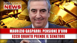 Maurizio Gasparri Pensione DOro Ecco Quanto Prende Il Senatore [upl. by Jerrol625]