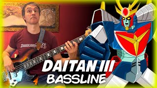 Daitarn 3 bassline  trascrizione completa su wwwbasscommunityit [upl. by Deyas]