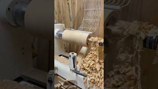 Enormous Forstner Bit Tears Through the Wood rammstein sonne woodturning [upl. by Dareg]