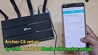 tp link ac1200 Mesh Wifi router setup [upl. by Nil778]