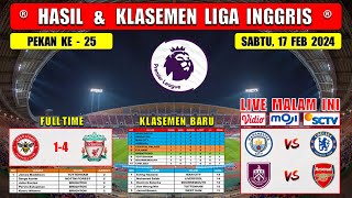 Hasil Liga Inggris Tadi Malam  BRENTFORD vs LIVERPOOL  EPL 2024 Pekan Ke 25 [upl. by Claiborn]