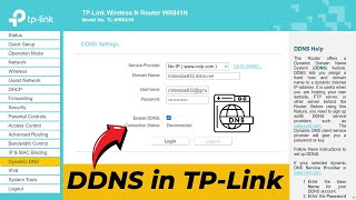 How To Setup DDNS Dynamic DNS on TPLink Router Step By Step Guide [upl. by Noxaj214]