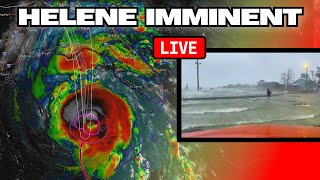 LIVE GROUND ZERO CAT 4 HURRICANE HELENE Intercept [upl. by Anneuq]