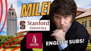 Milei Address at Stanford the Hoover Institution [upl. by Ellennad]