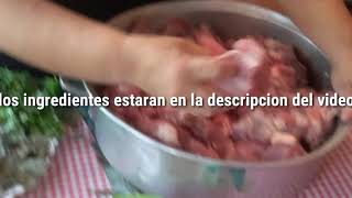 Como hacer barbacoa de res [upl. by Annaynek]