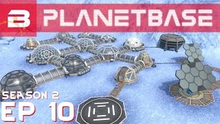 PlanetBase  DISASTER  Ep 10 Space Survival Strategy Gameplay [upl. by Odnolor]