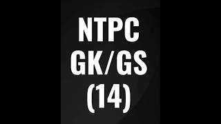 RRB  NTPC  GKGS14  shorts [upl. by Penland]