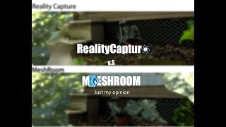 MeshRoom Vs Reality Capture with blender [upl. by Dirk839]