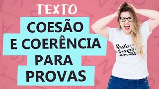 COESÃO E COERÊNCIA APRENDA AGORA  Aula 15  Profa Pamba  Texto [upl. by Ymij]