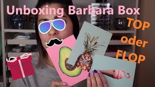 Unboxing Barbara Box Frühling 2018 [upl. by Eiramana]