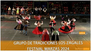 Grupo de Tradiciones Los Zagales Festival Marzas 2024 BurgosOnlineTV [upl. by Henry801]