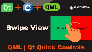 Qt QML Tutorial  SwipeView Control  Qt QML Application [upl. by Mauricio]