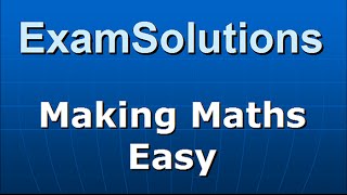 How to Solve a Quadratic Equation by Completing the Square  ExamSolutions [upl. by Drahser]