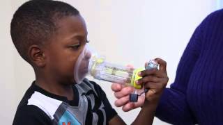 Using an Inhaler with a Spacer Mask [upl. by Sedicla]