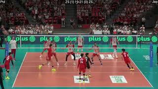 Volleyball Japan vs Poland Amazing FULL Friendly Match 2024 Paris Olympic Preparation [upl. by Novyak]