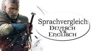 Geralt Gauner Gossensprache  Wie klingt es besser  Sprachvergleich Deutsch vs Englisch [upl. by Edualcnaej]