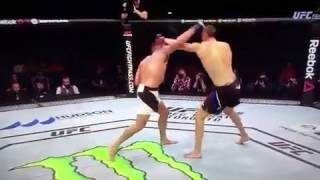 Jack Marshman KOs Magnus Cedenblad in his UFC debut Fight night 99 [upl. by Rammaj986]