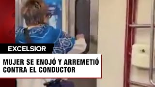 Mujer reclama a conductor por suicidio en Metro Copilco… Viejo pen [upl. by Alwitt]